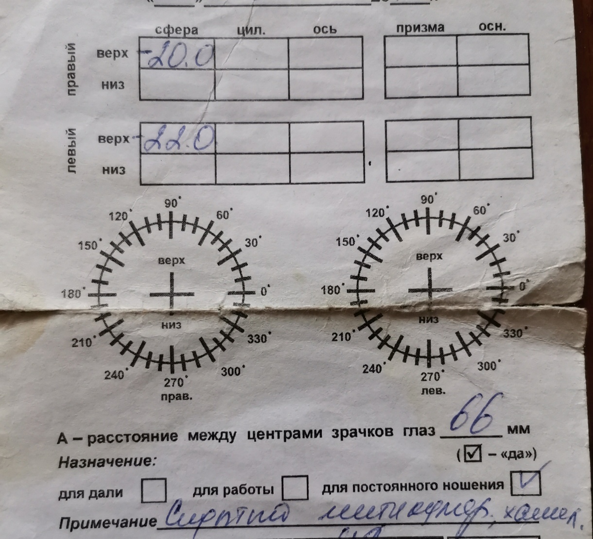 Помогите заказать очки -20, да, не пугайтесь и такое бывает... | Пикабу