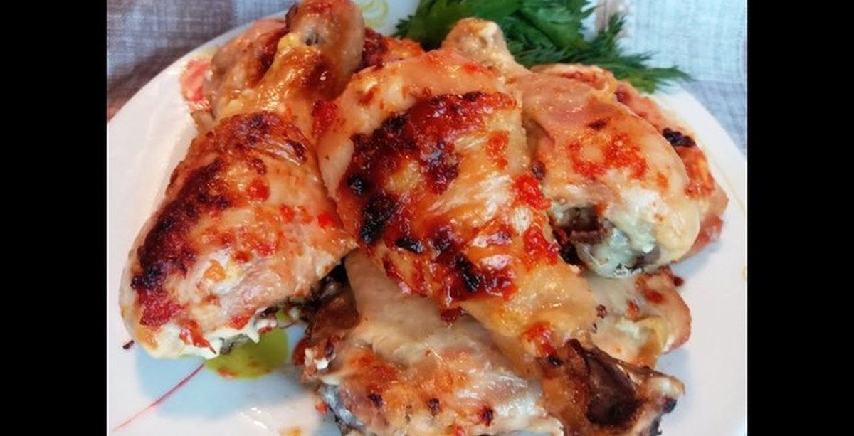 Куриные спинки в духовке