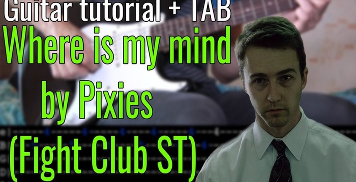Как играть песню "Where is my mind" группы Pixies на гитаре | Пикабу