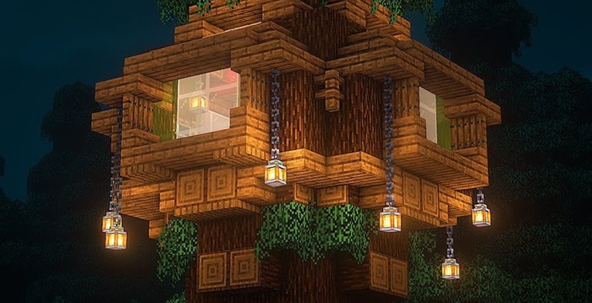 Как сделать в майнкрафте дом на дереве | Minecraft