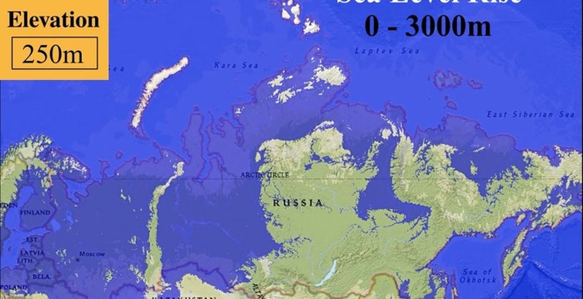 Уровень моря регионов россии