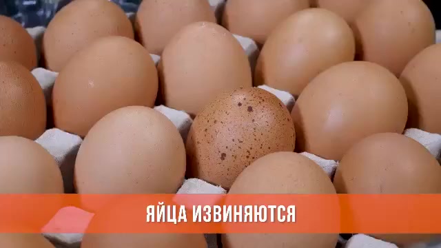 Вот и от яиц пошли извинения...